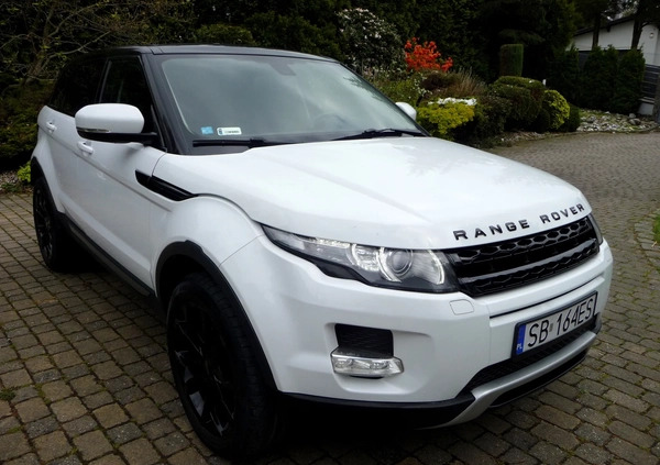 Land Rover Range Rover Evoque cena 59900 przebieg: 273000, rok produkcji 2012 z Ząbkowice Śląskie małe 631